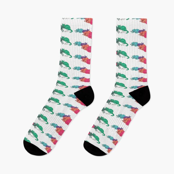 Item preview, colorful cats designed and sold by SethBondPerry.