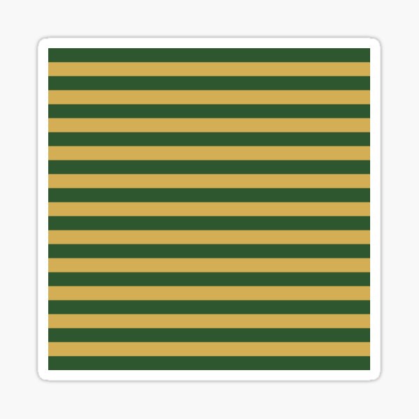 Item preview, Small PINE GREEN and GOLD Horizontal STRIPES designed and sold by RachelMacht.