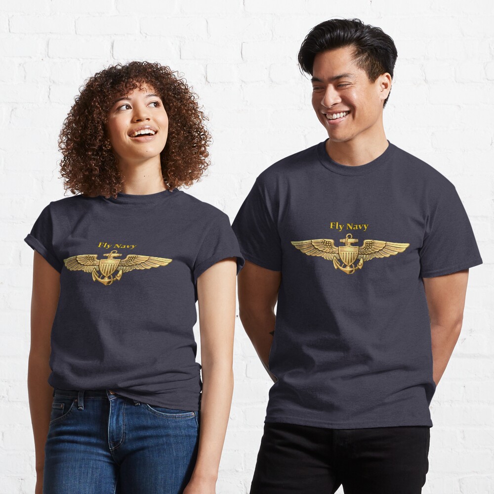 fly navy t shirt