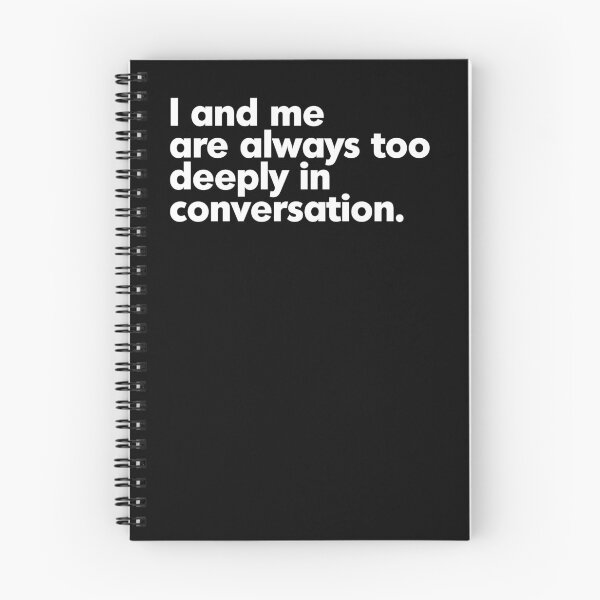 Item preview, I and Me designed and sold by Non-Believer.