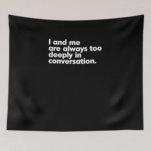 Item preview, I and Me designed and sold by Non-Believer.