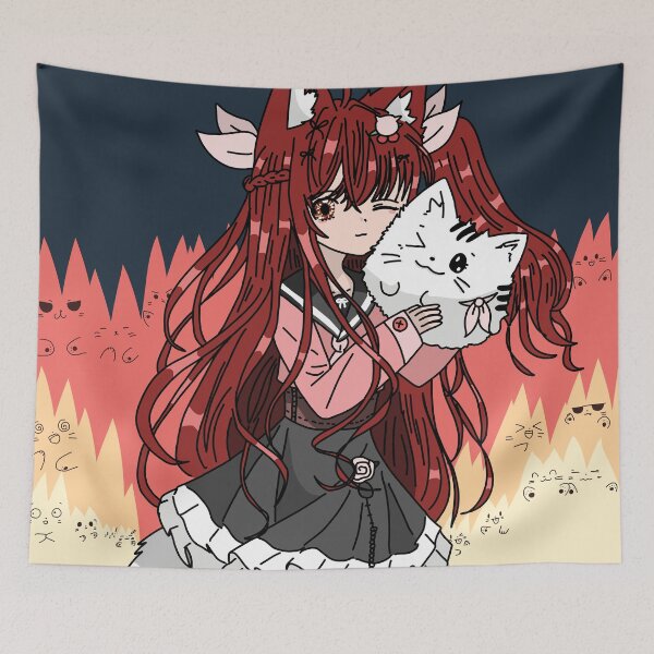 Item preview, Unmasked Kitsune Anime Girl designed and sold by STUDIO-72.