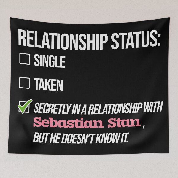 Item preview, Relationship with Sebastian Stan designed and sold by 2Girls1Shirt.