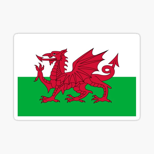 Item preview, Drapeau du Pays de Galles - Drapeau gallois designed and sold by Bruiserstang.