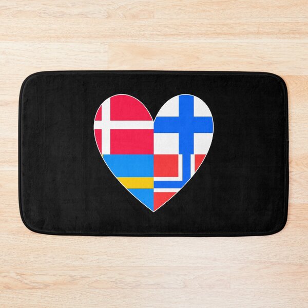 Item preview, Heart Scandinavia Norway Sweden Finland Denmark designed and sold by AndiHK.