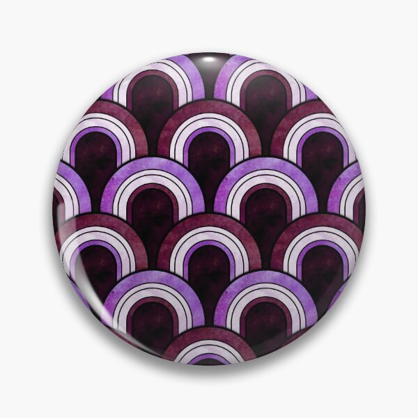 Aperçu de l'œuvre Arches violettes rétro créée et vendue par DifferentCreate.