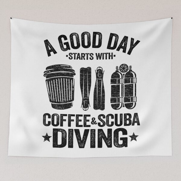 Item preview, Scuba Diving & Coffee Quotes Funny Divers Gift designed and sold by Stronzi.