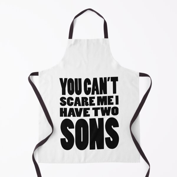 Aperçu de l'œuvre YOU CAN'T SCARE ME I HAVE TWO SONS | Fathers day typography créée et vendue par Cevil.