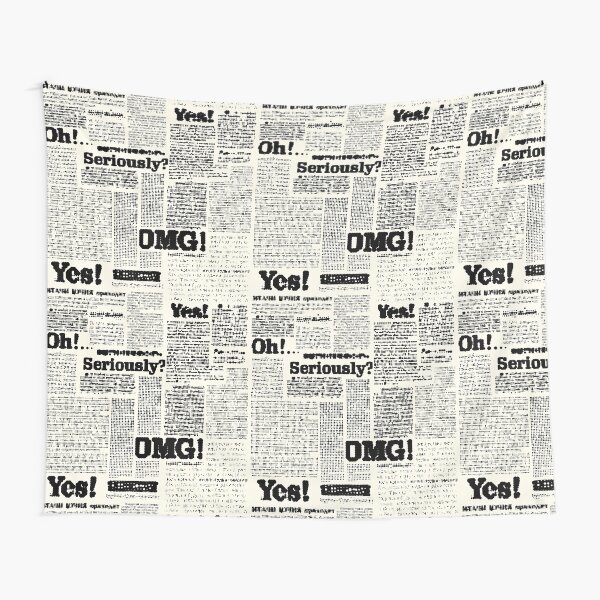 NEWSPAPER Tapestry