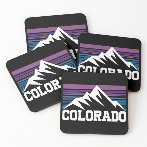 Item preview, Retro Rocky Moutains Purple Sunset Colorado Design designed and sold by doucelune.