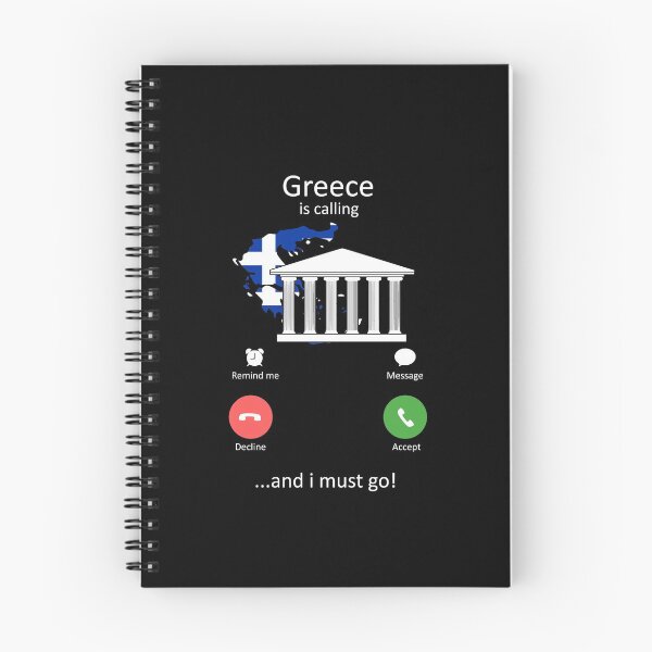 Item preview, Greece Is Calling and I must Go Funny Greece designed and sold by unlimitee.