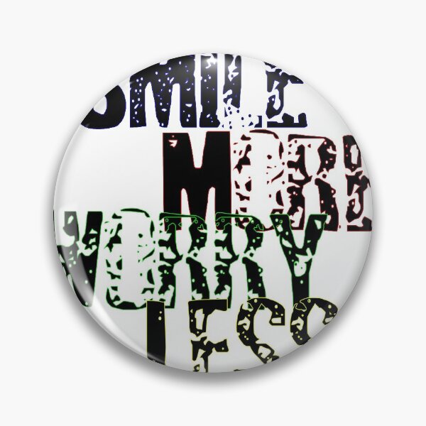 Item preview, SMILE MORE WORRY LESS designed and sold by Spring4art.