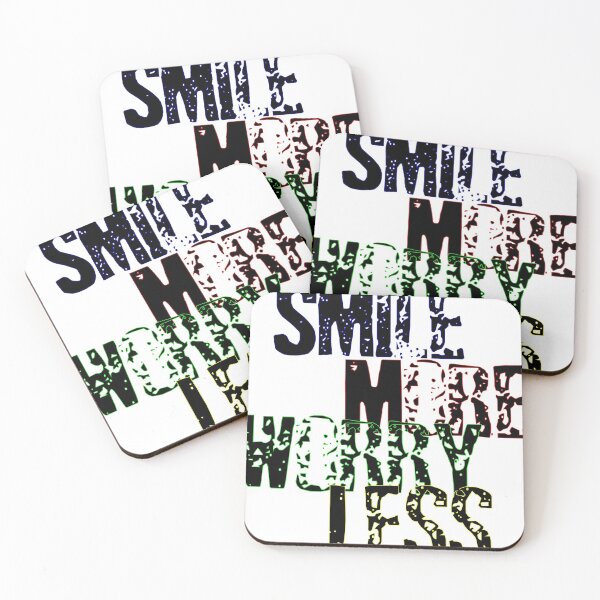 Item preview, SMILE MORE WORRY LESS designed and sold by Spring4art.