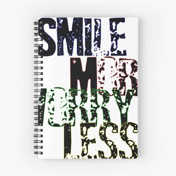 Item preview, SMILE MORE WORRY LESS designed and sold by Spring4art.