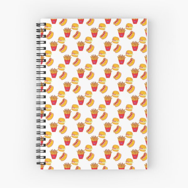 Item preview, Fries Hotdogs and Burgers Pattern designed and sold by SaradaBoru.