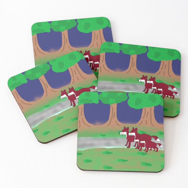 Item preview, Family of foxes designed and sold by DiddyH.