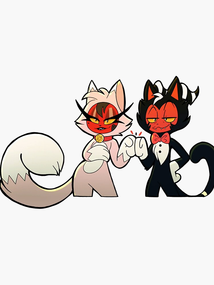 Helluva Boss Millie and Moxxie cat sticker sold by Voyage Eudora | SKU ...