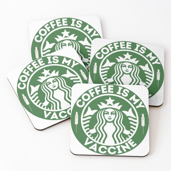 Item preview, Coffee Is My Vaccine funny designed and sold by Gamers Hub.