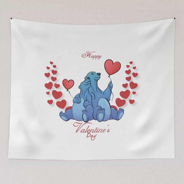 Item preview, couple bear blue designed and sold by Haxino.