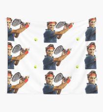 Roger Federer en action Tenture murale