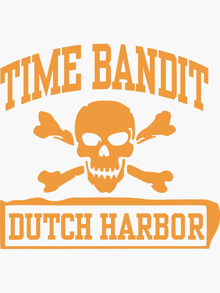 "time bandit logo dutch harbor logo case edition" Sticker by REDSKINS