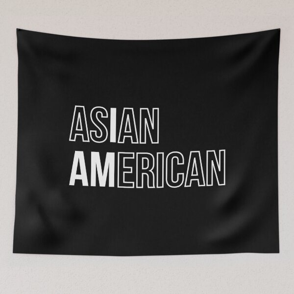 Item preview, I Am Asian American | Black BG designed and sold by ClaudiaGrosso.