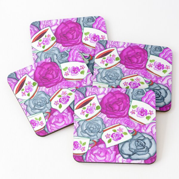 Item preview, Tea Cups and Roses Purple Palette designed and sold by Niina  Niskanen.