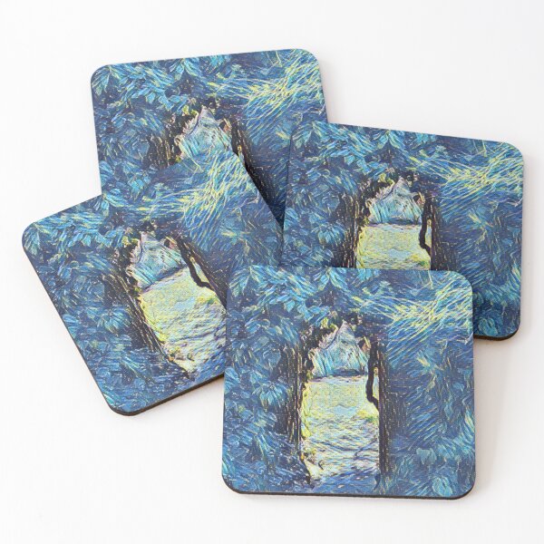 Item preview, Secret Doorway In Shades Of Blue designed and sold by Fearless-Fox.