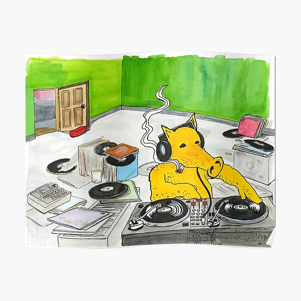 Quasimoto DJ Poster