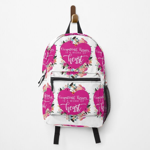 Item preview, Occupational Therapy Work of Heart Floral Quote designed and sold by TeesYouWant.