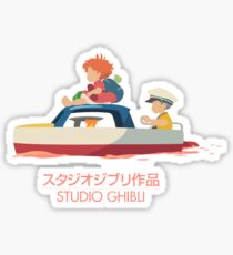 Ponyo: Drift Away Sticker
