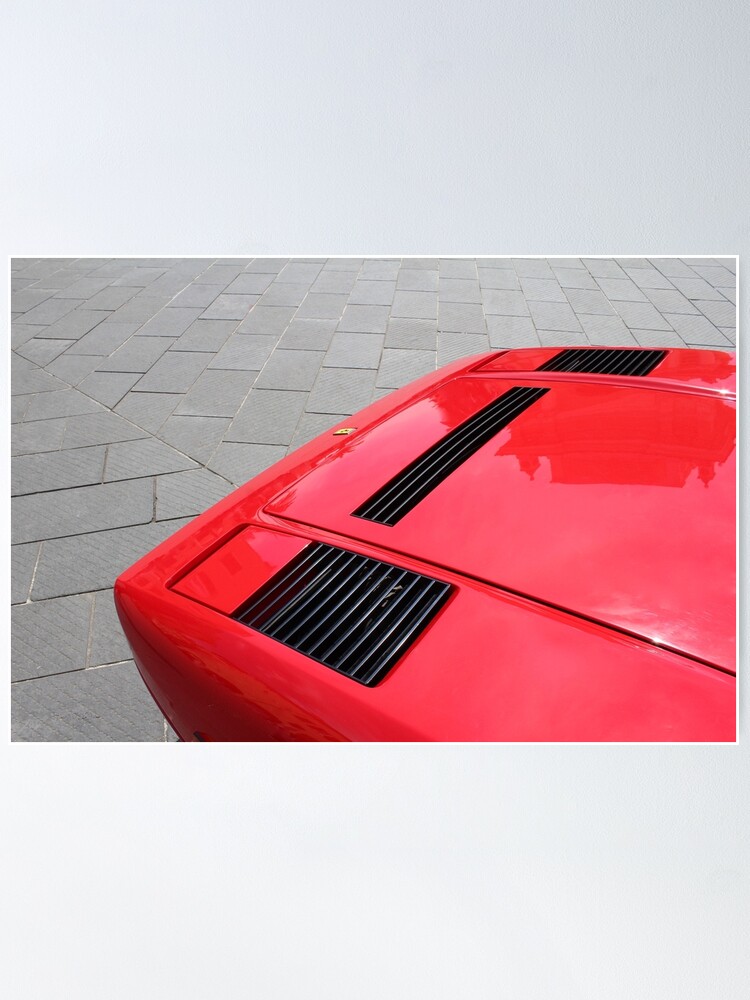 Classic Red Ferrari Poster for Sale by AIArtImpact