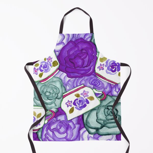 Item preview, Tea Cups and Roses Lilac and Purple Palette designed and sold by Niina Niskanen.