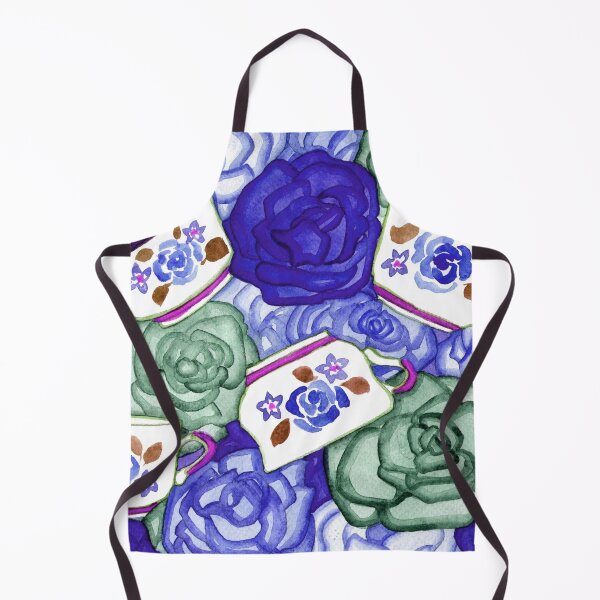 Item preview, Tea Cups and Roses Blue Palette designed and sold by Niina Niskanen.