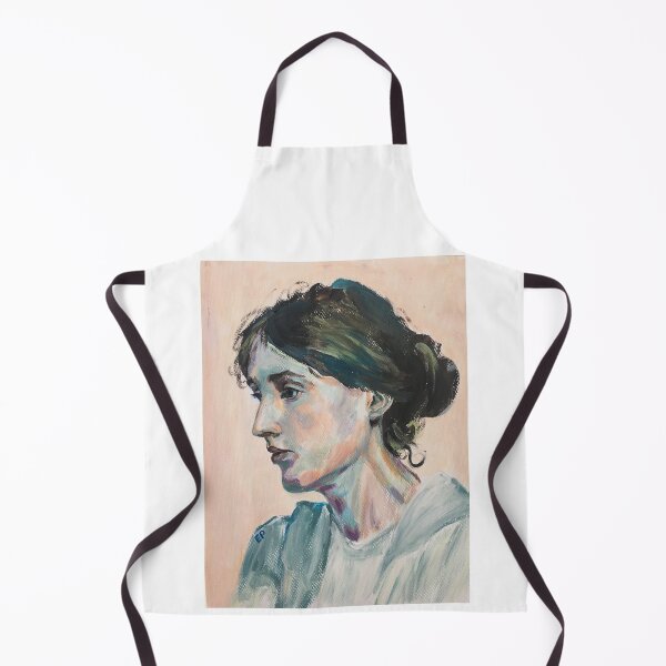Item preview, Virginia Woolf Original Portrait Art designed and sold by PluckRoseArt.