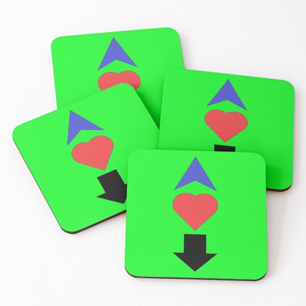 Item preview, Heart Positive Negative designed and sold by MottoDigging.