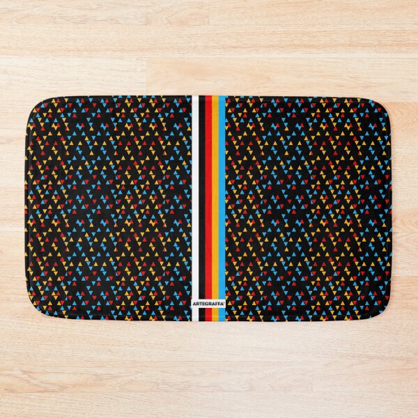 Item preview, ARTEGRAFFA Retrò Style geometry triangles pattern designed and sold by ArteGraffa.