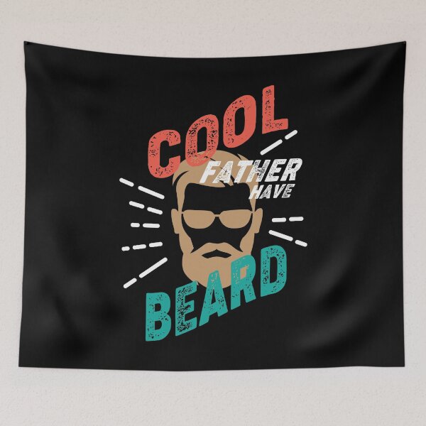 Item preview, Funny Bearded Dad, Cool father have beard quote designed and sold by Nesdigiart.