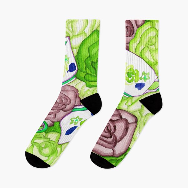 Item preview, Tea Cups and Roses Green Palette designed and sold by Niina  Niskanen.