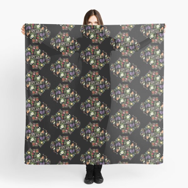D1G1TAL-M00DZ ~ FloralFractal MBwzER7cTr by tasmanianartist Scarf