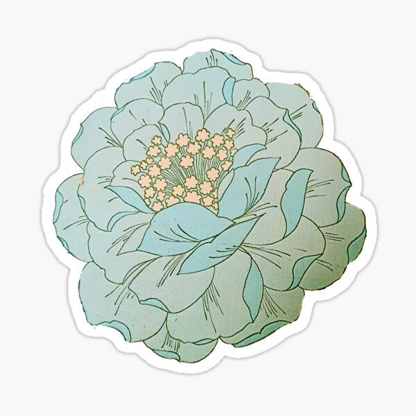 "Evelyn flowers 3" Sticker for Sale by bywhacky Redbubble