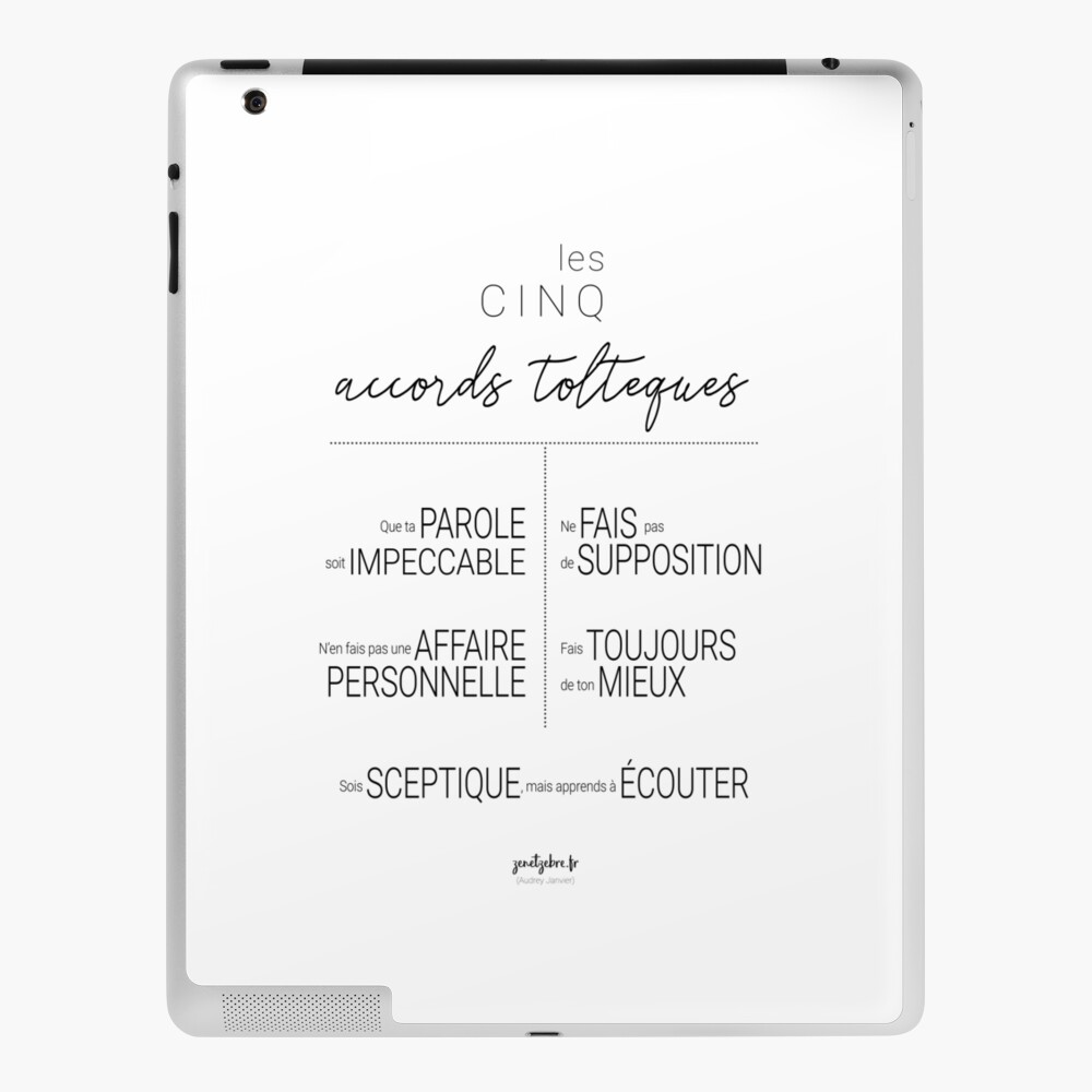 Aperçu de l'œuvre Skin adhésive iPad créée et vendue par AudreyJanvier.
