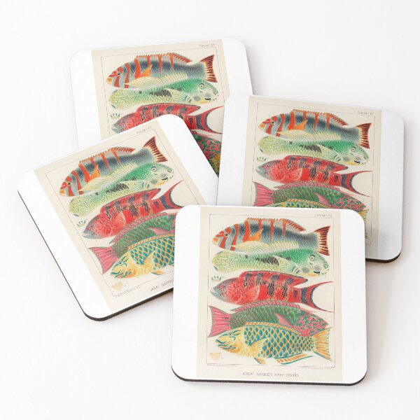 Item preview, GREAT BARRIER REEF - Vintage Fish Illustration by William Saville-Kent designed and sold by Go Logo Designs.