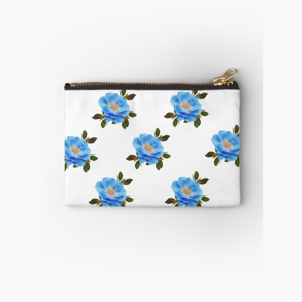 Item preview, AWESOME BLUE ROSES WHITE ABSTRACT GARDEN PATTERN designed and sold by sharlesart.