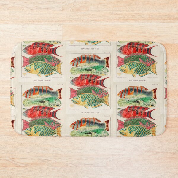 Item preview, GREAT BARRIER REEF - Vintage Fish Illustration by William Saville-Kent designed and sold by Go Logo Designs.