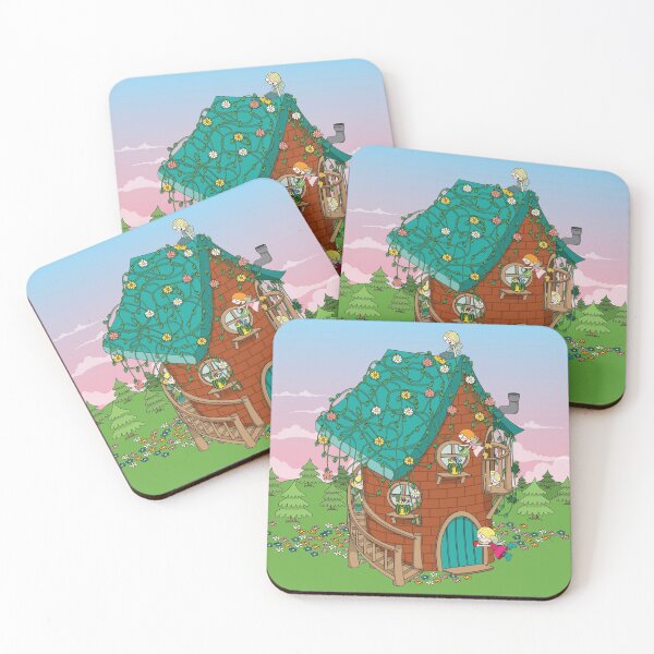 Item preview, fairyhouse in the forest designed and sold by fairytaleink.