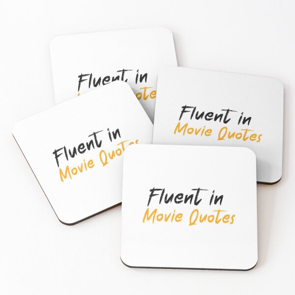 Item preview, Fluent in Movie Quotes designed and sold by VrajStudio.