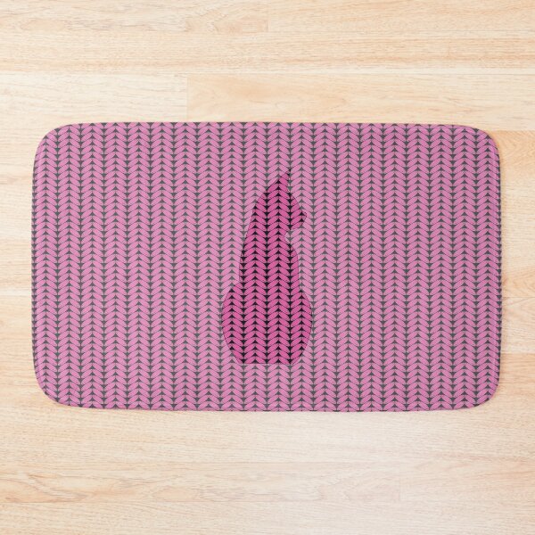 Item preview, knitting pink cat pattern designed and sold by FunnyChameleon.