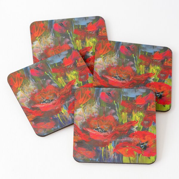 Aperçu de l'œuvre Swinging Poppies créée et vendue par Alexis Bonavitacola.