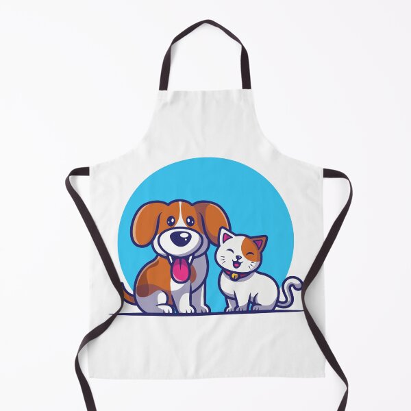 Item preview, cute couple dog cat designed and sold by Haxino.